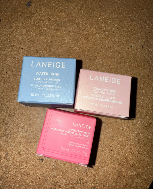 Bundle of 5 Laneige Bundles- 3 Pieces Each- Total of 15 Items