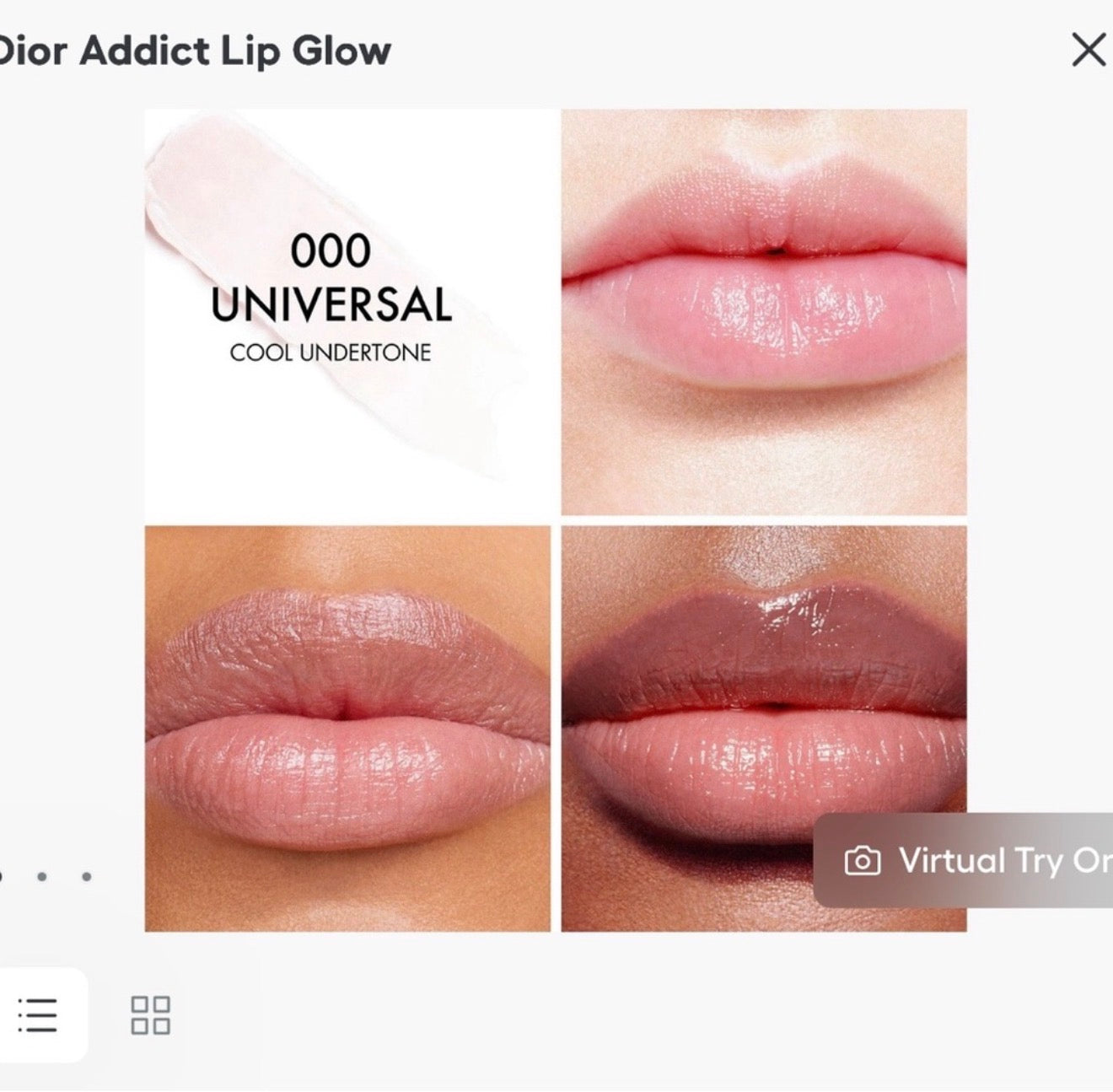 Dior Addict Lip Glow Balm 000 Universal Clear – Hydrating Color-Reviving Lip Balm with Sheer Glow