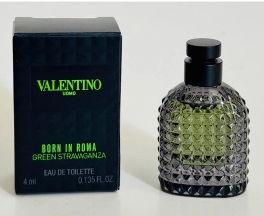 Bundle of 3- Valentino Born in Roma Uomo Green Stravaganza 4 ml EACH (black box)