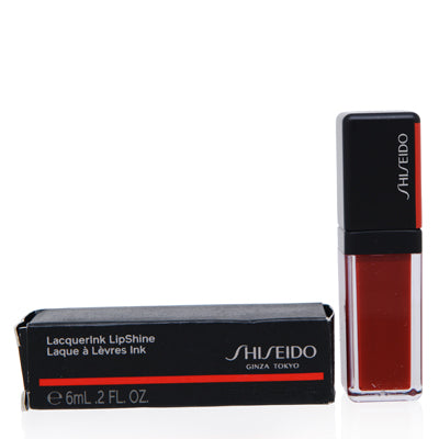 Shiseido Lacqer Ink Lip Shine (307 Scarlet Glare) 0.2 Oz