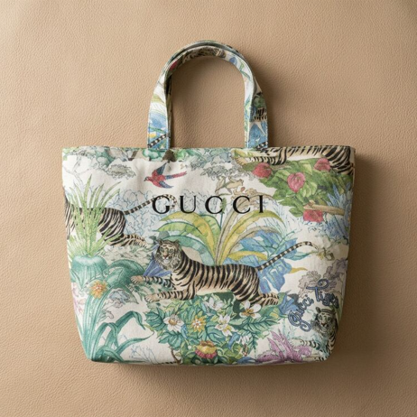 Gucci Tiger Limited Edition Canvas Tote Bag