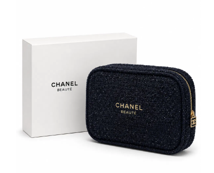 Chanel Beaute 2025 Christmas Limited Edition Zip Bag