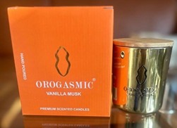 Orogasmic Vanilla Musk - Luxury Soy Wax Candle | 36-Hour Burn Time