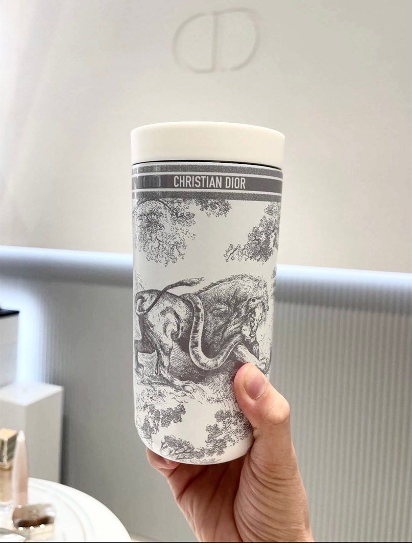 Dior Jungle Limited Edition Thermos Cup - Grey