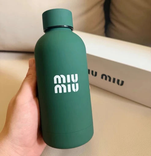 Miu Miu Souvenir Insulated Thermos Bottle - Green