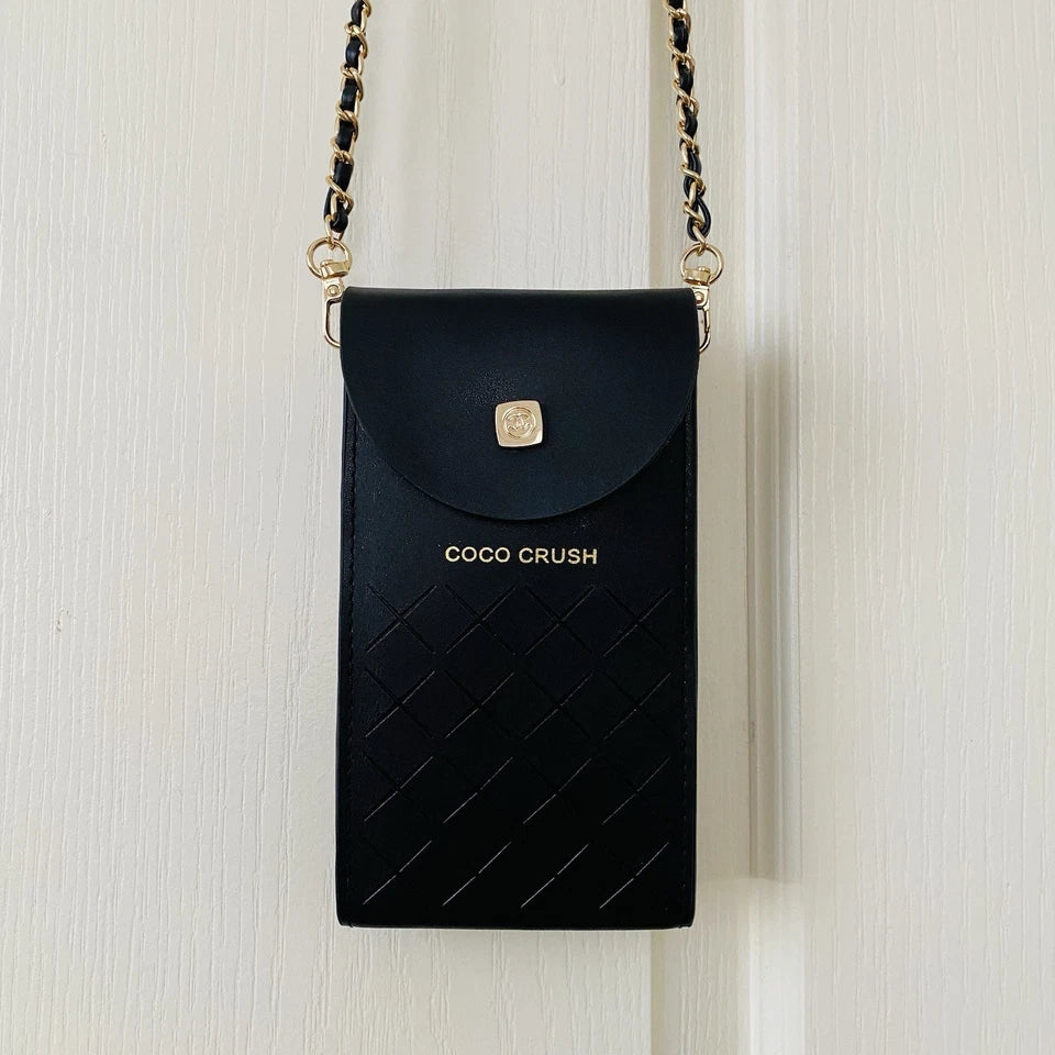 Chanel Coco Crush Limited Edition Phone Bag - Black