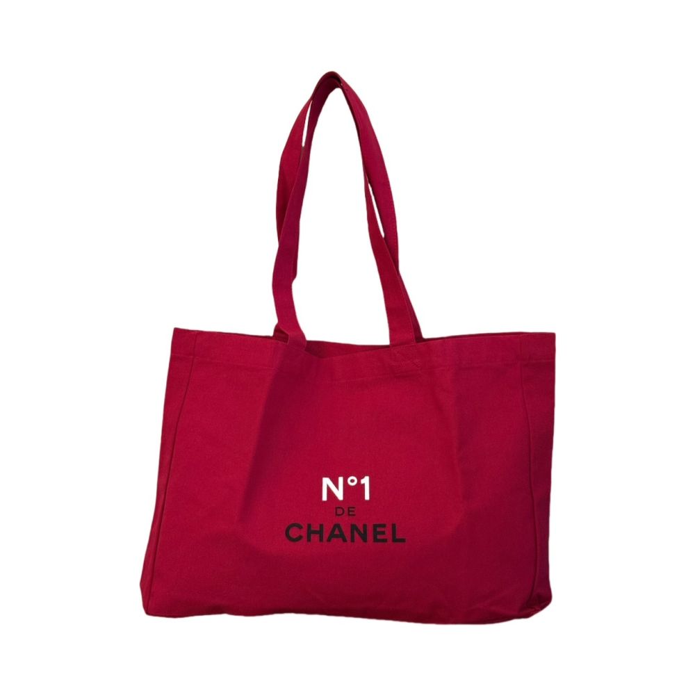 Chanel N°1 De Chanel Canvas Long Tote Bag