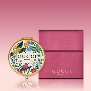 Gucci Flora Gorgeous Gardenia Double-Sided Compact Mirror
