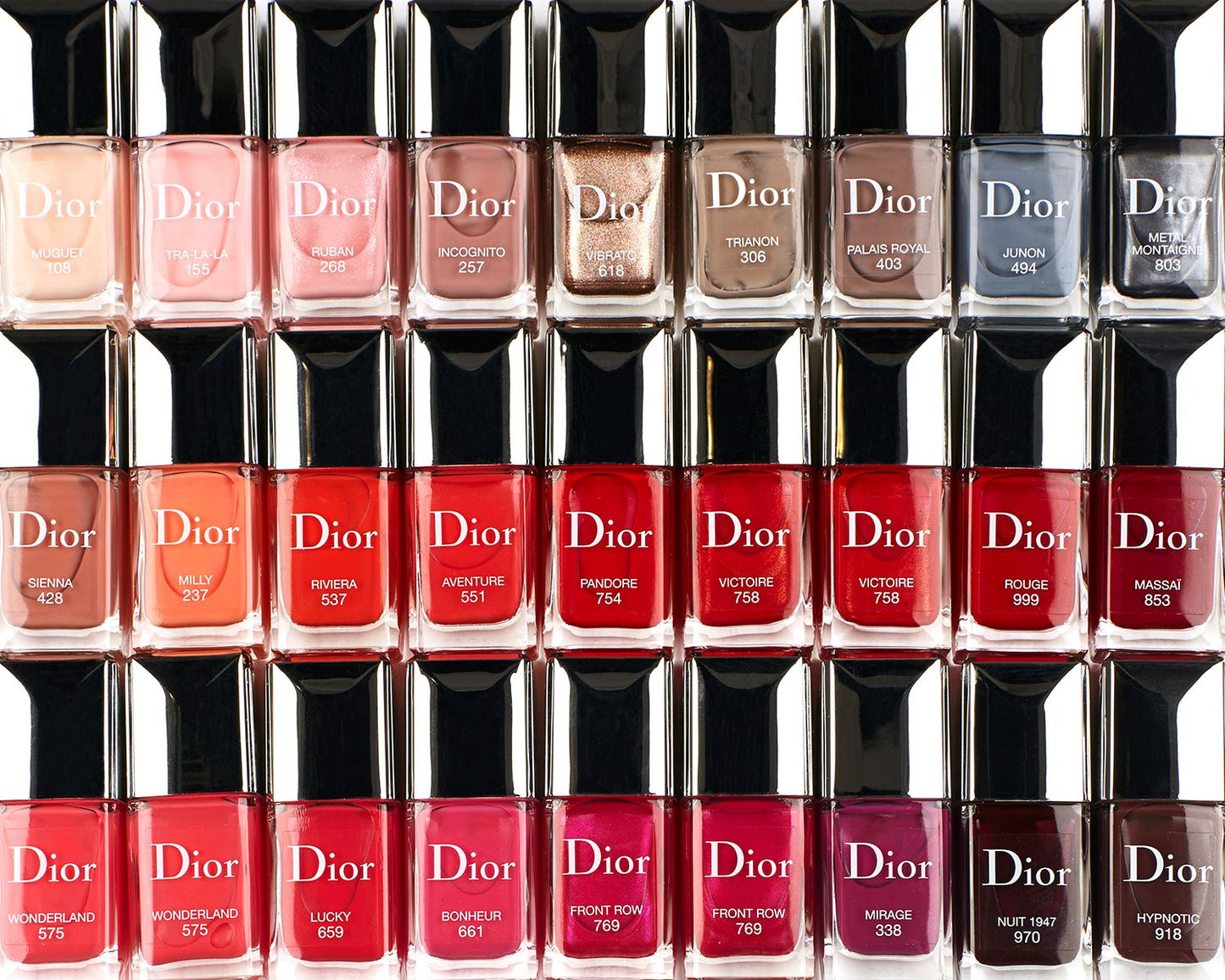 Bundle of 5- Dior Nail Polish- Full Size RANDOM SHADES