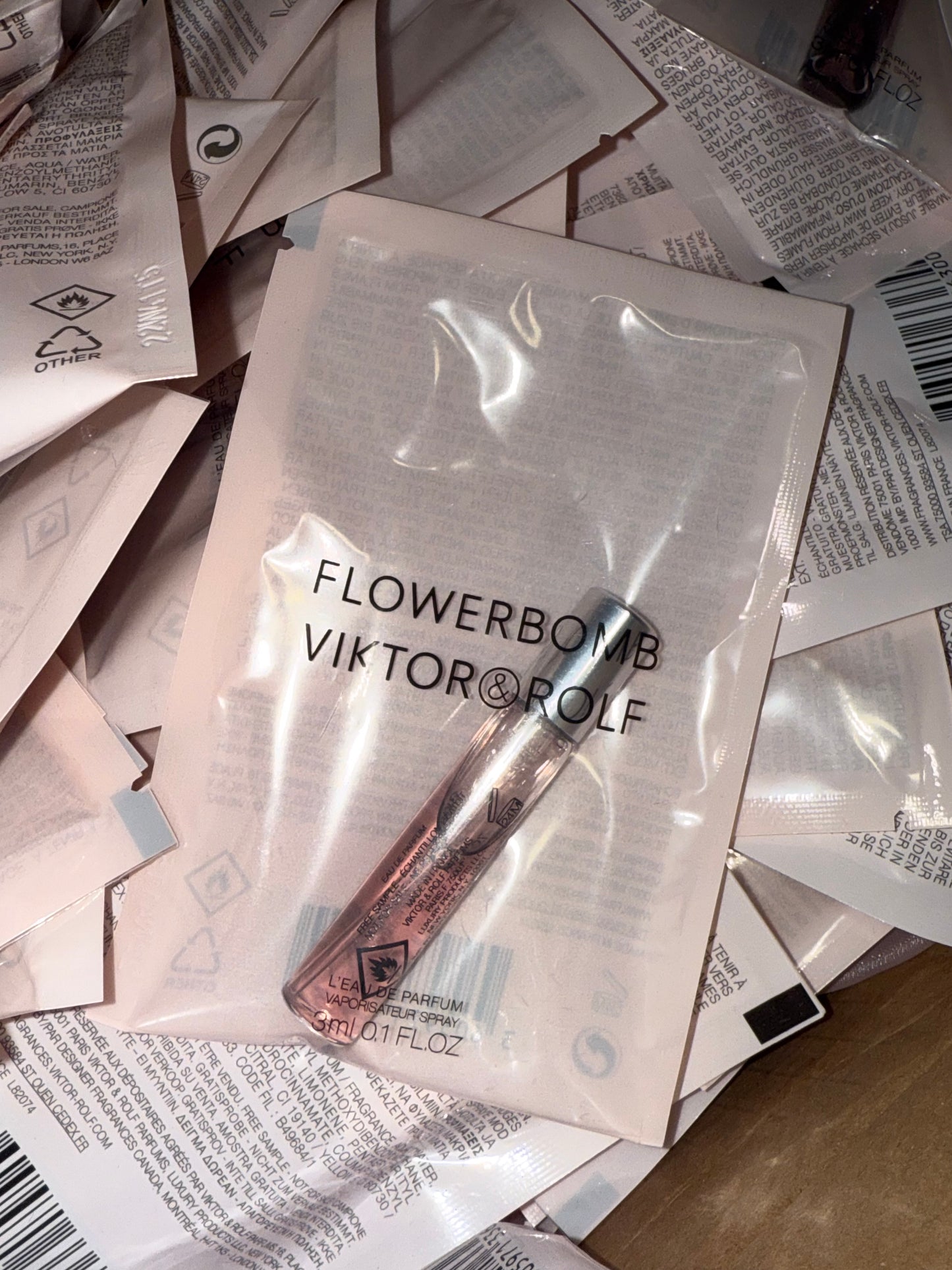 Bundle of 5- FlowerBomb Perfume Sprays 3 ml EACH