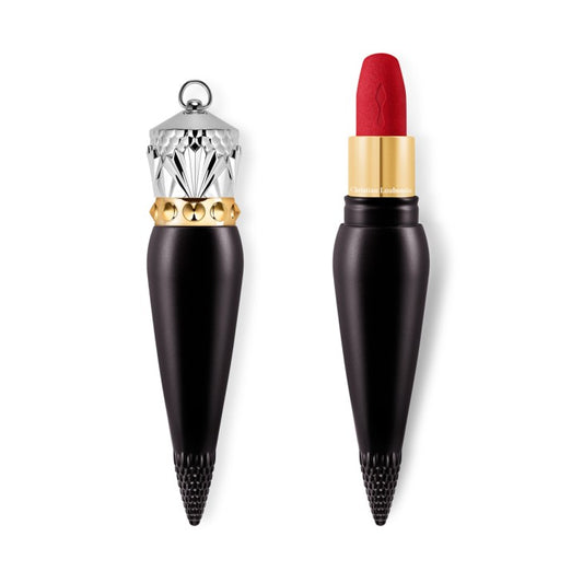Christian Louboutin Rouge Louboutin Velvet Matte Lipstick 005M – “Red Dramadouce” Bold Matte Lip Color