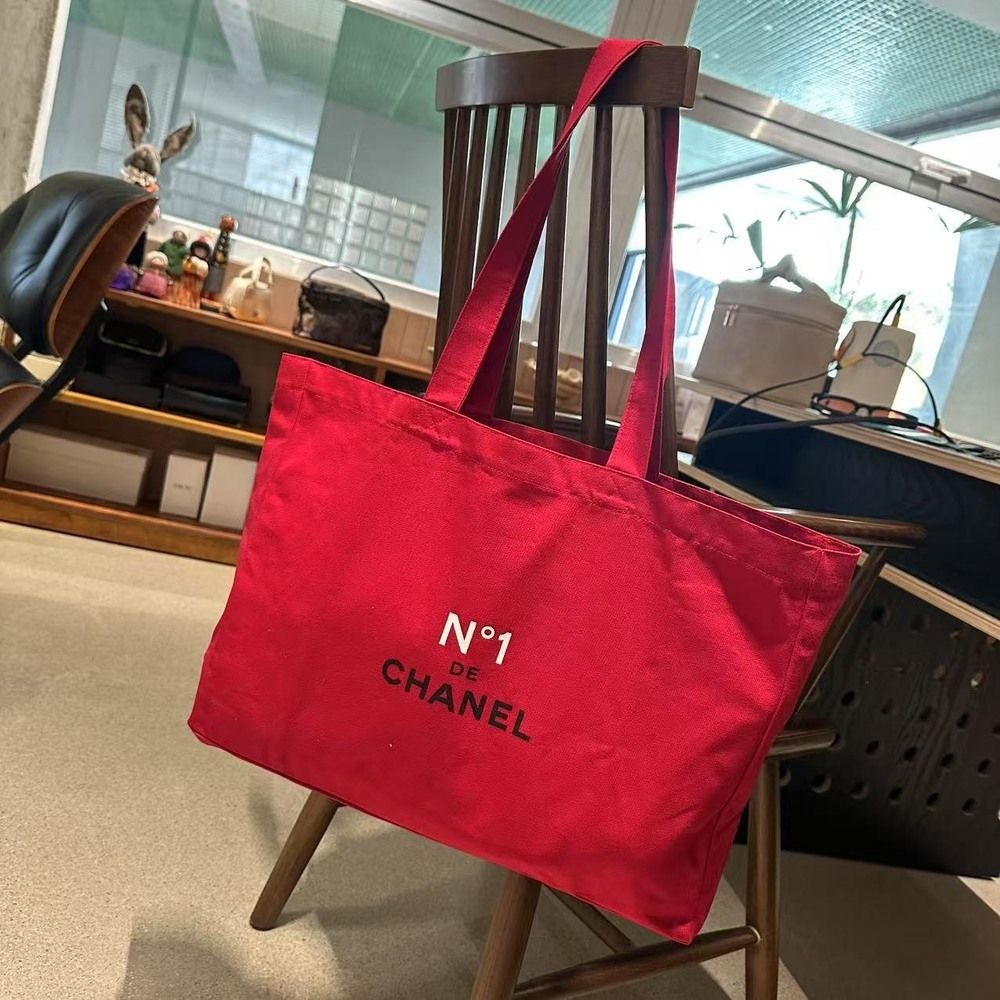 Chanel N°1 De Chanel Canvas Long Tote Bag