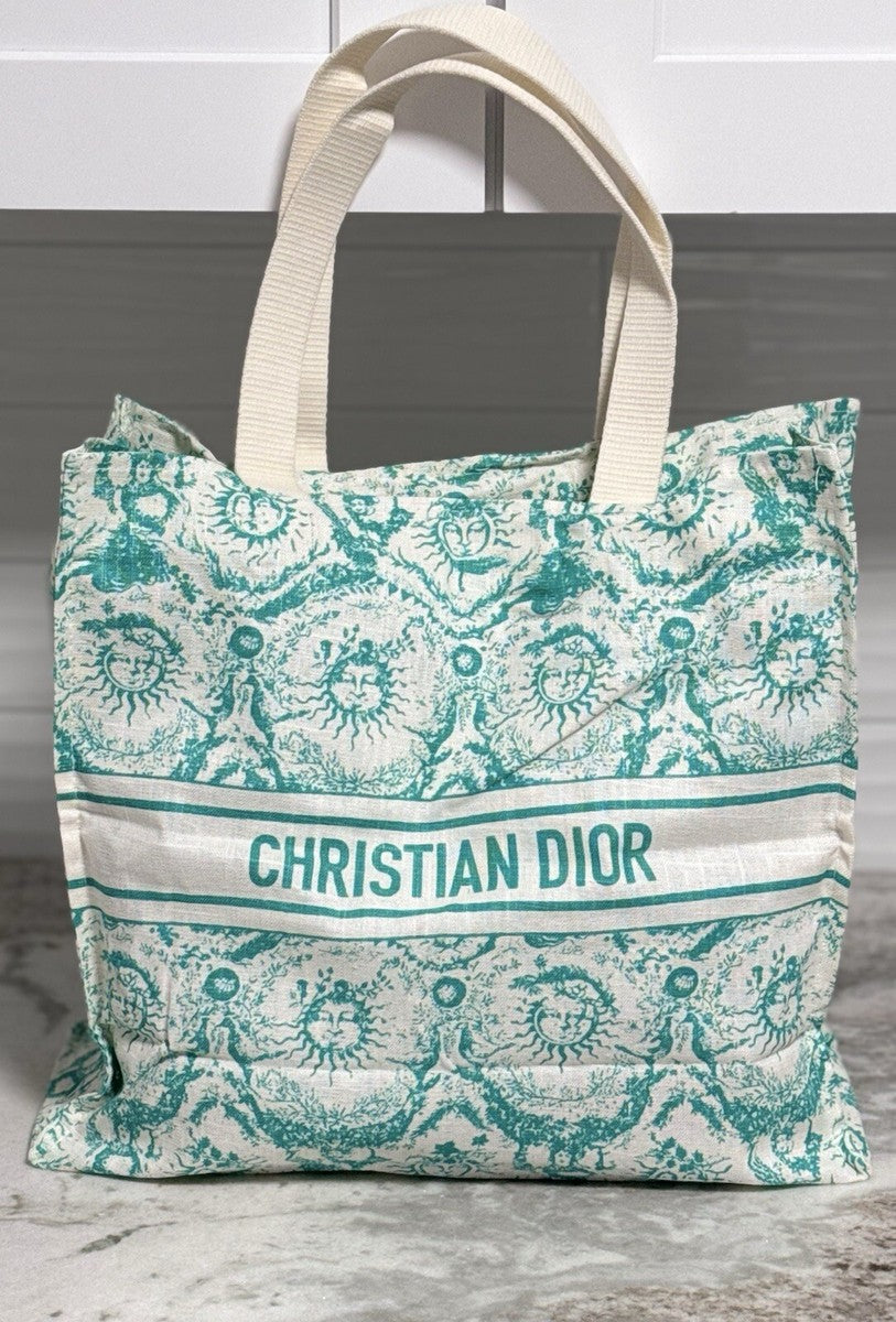 Dior Limited Edition Dior Rivieria Canvas Tote