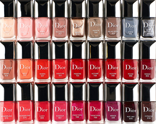 Bundle of 10 Dior Full Size Nail Polish