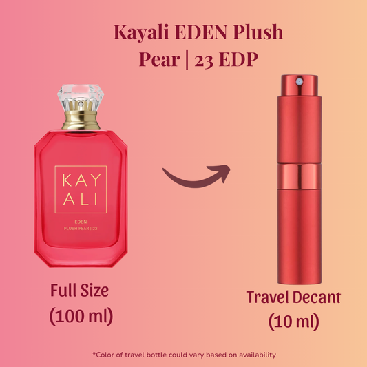 Kayali Eden Plush Pear 23 EDP 10ml Travel Decant