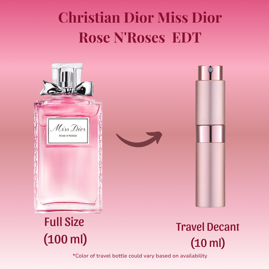 Dior Miss Dior Rose N'Roses EDT 10ml Travel Decant Spray