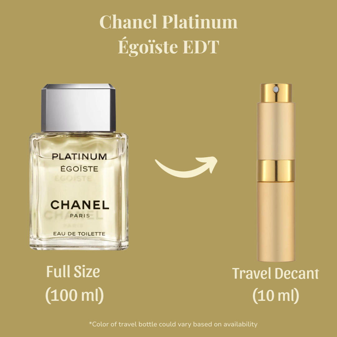 Chanel Platinum Égoïste EDT 10ml Travel Decant Spray