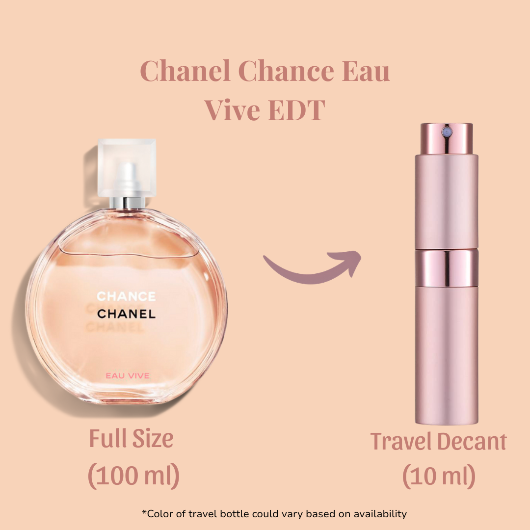 Chanel Chance Eau Vive EDT 10ml Travel Decant Spray