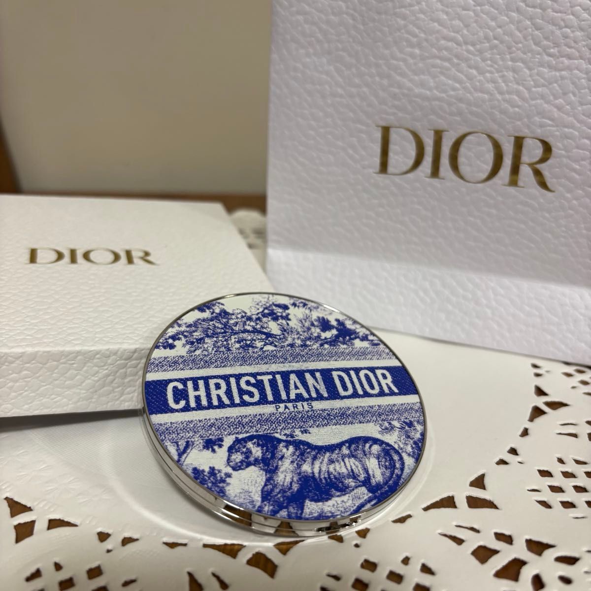 Dior Christian Dior Tiger Compact Mirror - Blue