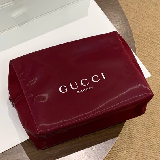 Gucci Beauty Ancora Patent Leather Makeup Pouch