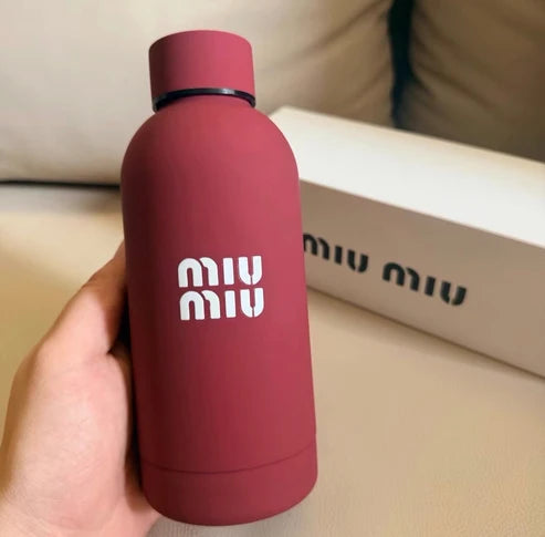 Miu Miu Souvenir Insulated Thermos Bottle - Red