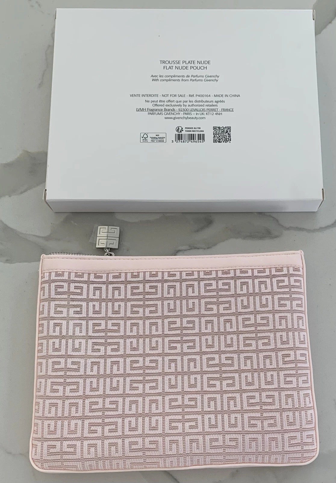 Givenchy Parfums 4G Monogram Zip Clutch Pouch
