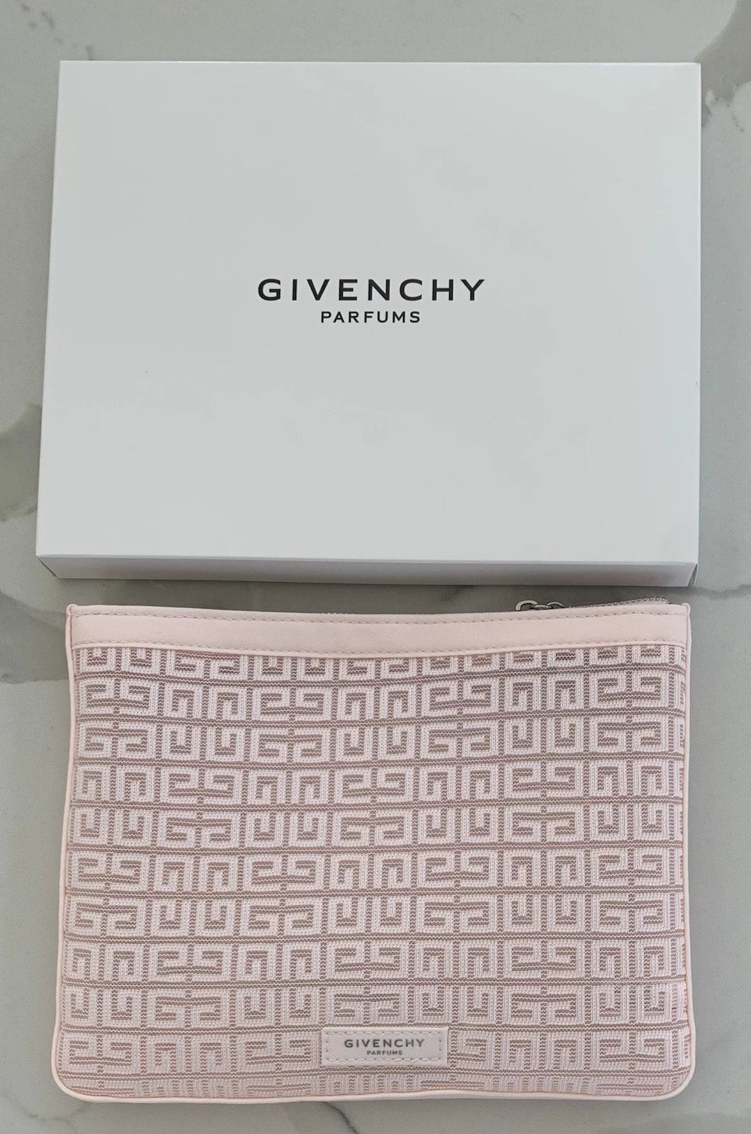 Givenchy Parfums 4G Monogram Zip Clutch Pouch