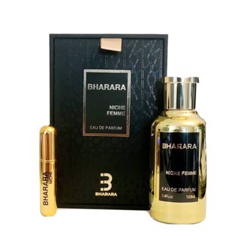 Bharara Niche Femme 3.4oz/100ml Edp + Travelo Bottle Set