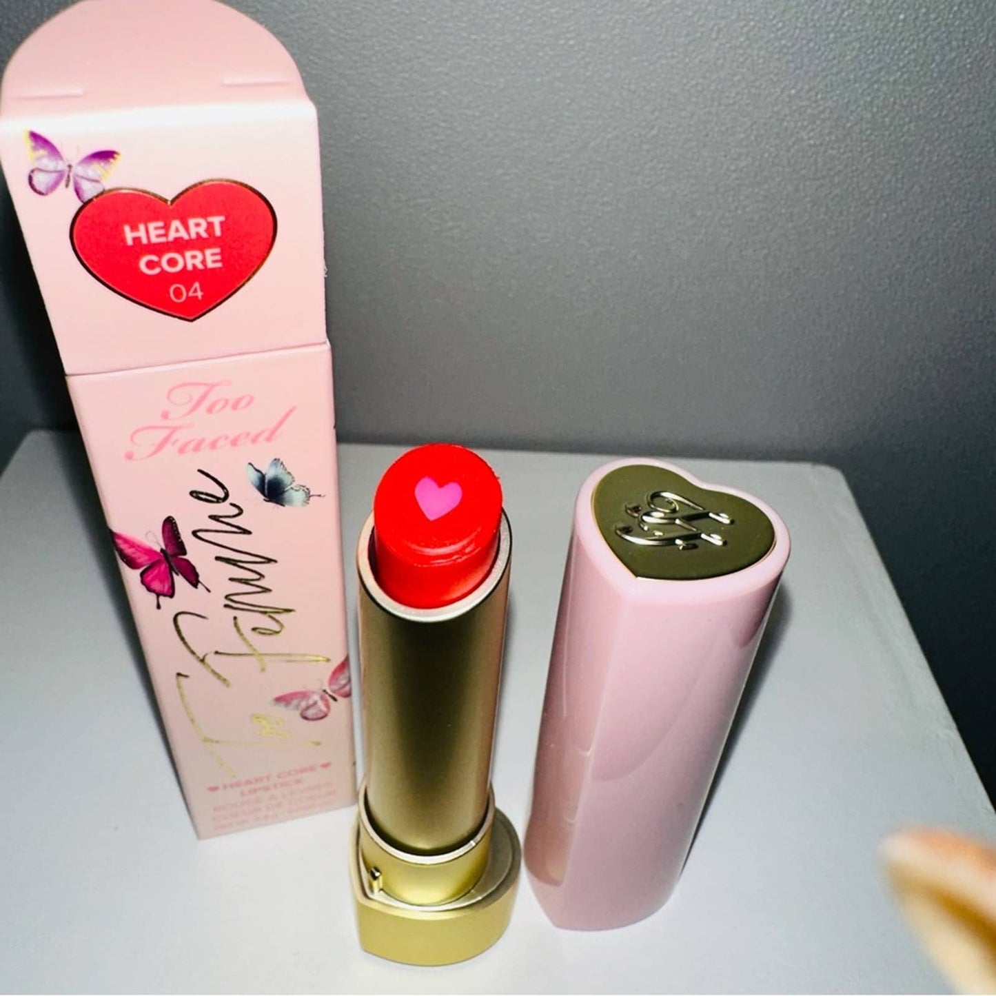 Too Faced Too Femme Heart Core Lipstick Shade 04