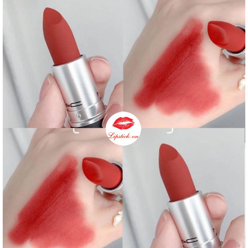MAC Powder Kiss Lipstick 916 Devoted to Chili Brand New Full Size